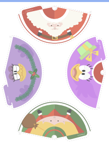 moldes para figuras navideñas de launol